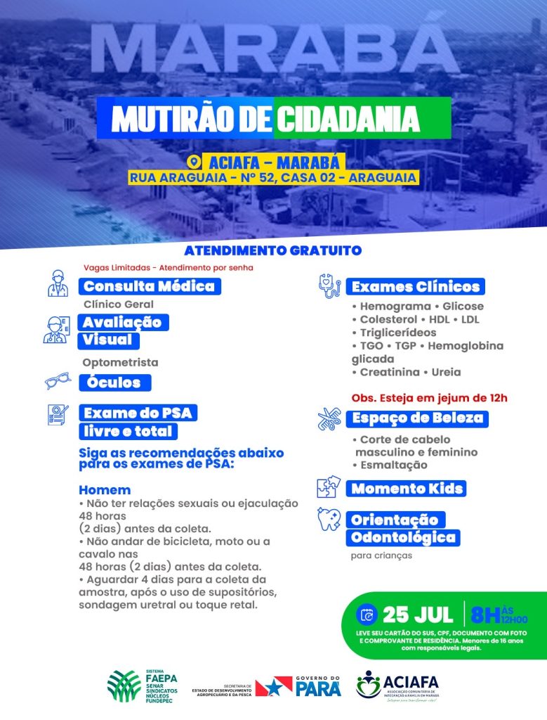 Vem aí o Mutirão de Cidadania da ACIAFA!
